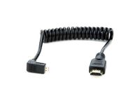 Atomos Right Angled Micro to Full HDMI Coiled Cable (30-45cm)