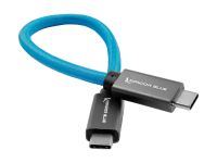 Kondor Blue USB C to USB C High Speed Cable for SSD Recording - (8.5")