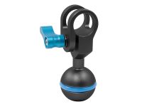 Kondor Blue Ball Head to 15mm Rod Clamp for Magic Arms - Raven Black