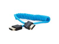 Kondor Blue Coiled Mini HDMI to Full HDMI (12-24") - Blue