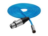 Kondor Blue Mini XLR Male to XLR Female Cable - 10ft