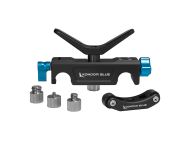 Kondor Blue Universal Lens Support Kit for LWS 15mm Rods - Raven Black