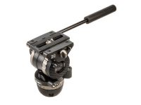 Libec 75mm ball and flat base video head with a pan handle, payload 10kg