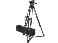 Miller ArrowX 1 Sprinter II 1 Stage Alloy Tripod (w/Ground Spreader, Pan Handle and Softcase)