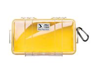 Peli 1060 Micro Case - Clear/Yellow