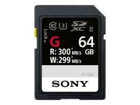Sony SF-64G 64GB SF-G Series UHS-II Class 10 SDXC Memory Card with up to 300MB/s Transfer Speed