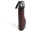Wooden Camera Rosette Handle (Brown Leather)