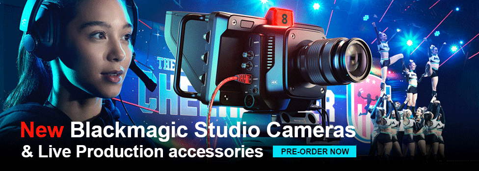 Blackmagic Studio Cameras
